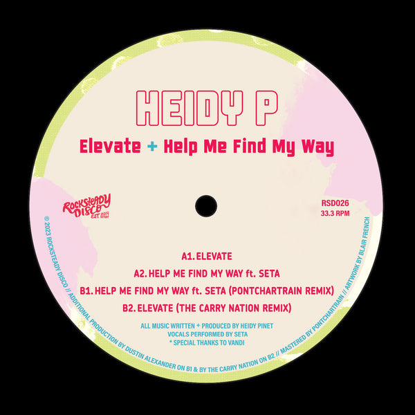 Elevate / Help Me Find My Way (New 12")