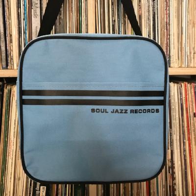 Record Bag - Powder Blue/Black 7"
