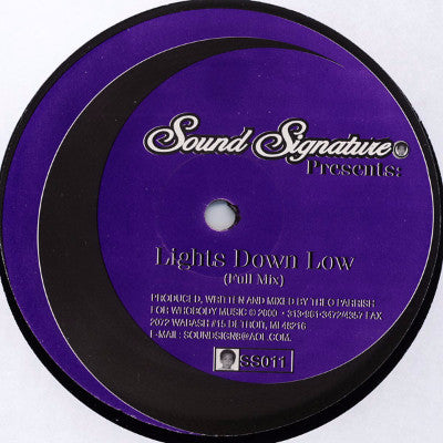 Lights Down Low (New 12")
