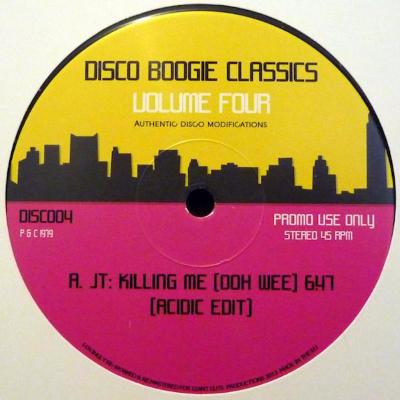 Disco Boogie Classics - Volume Four (New 12")