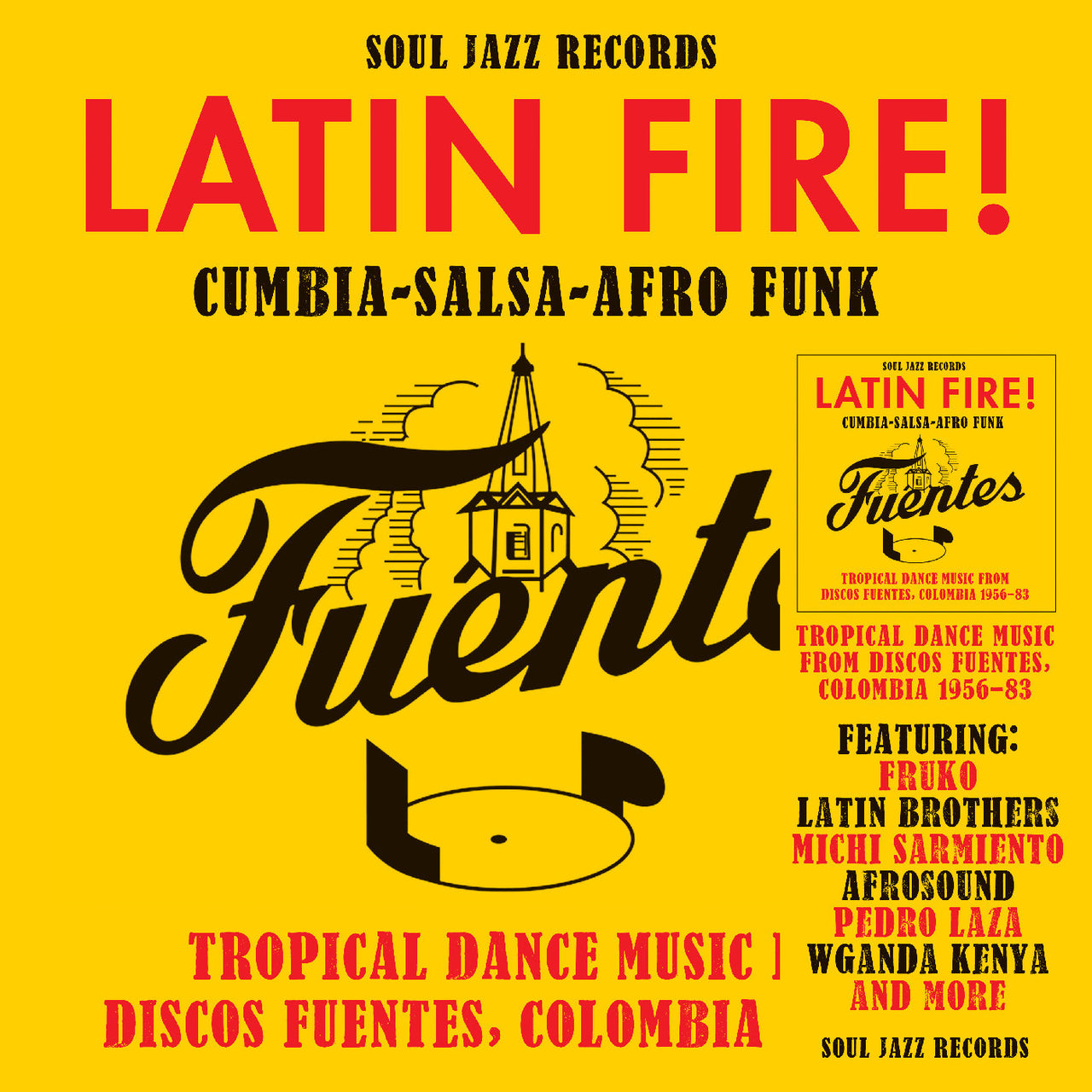 Latin Fire! Tropical Dance Music from Discos Fuentes, Colombia 1956-83 (New 2LP)