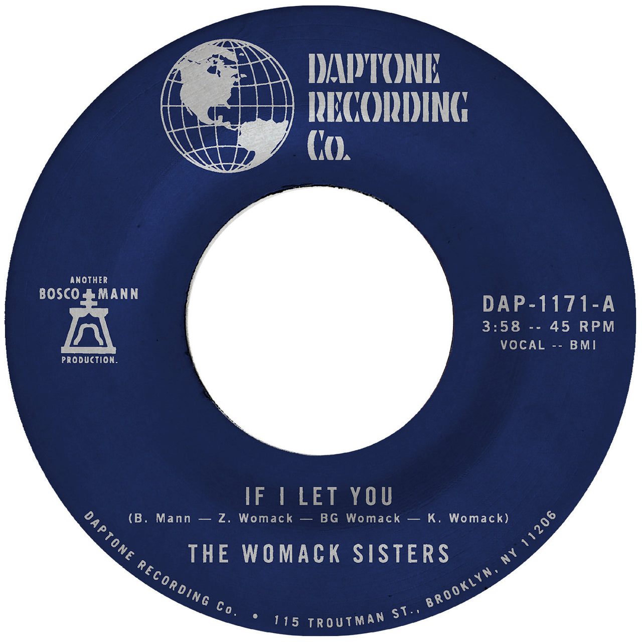 If I Let You b/w If I Let You (Instrumental) (New 7") *PREORDER*