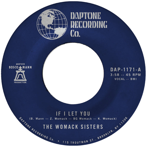 If I Let You b/w If I Let You (Instrumental) (New 7") *PREORDER*