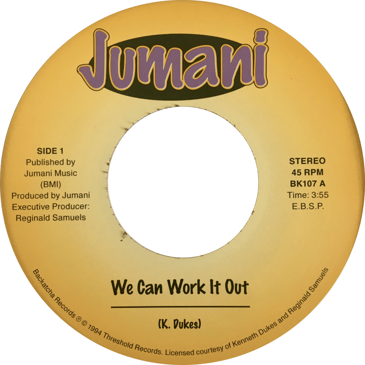 We Can Work It Out (New 7")