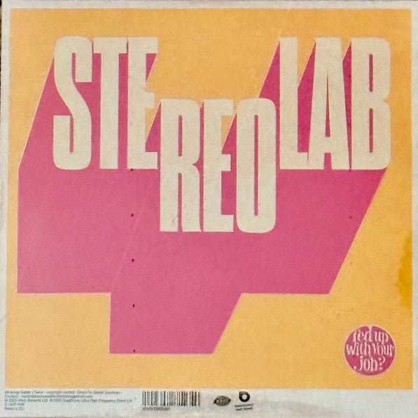 Fed Up With Your Job? / Constant And Uniform Movement Unknown (New 7")