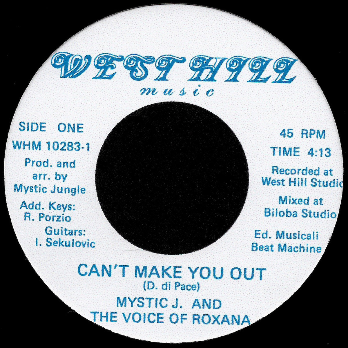 Can't Make You Out / Mountain River (New 7")
