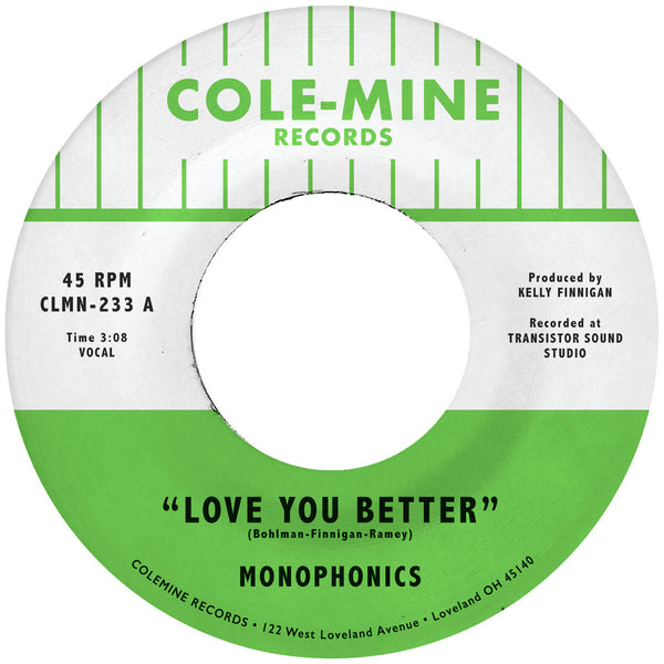 Love You Better / The Shape Of My Teardrops (New 7")