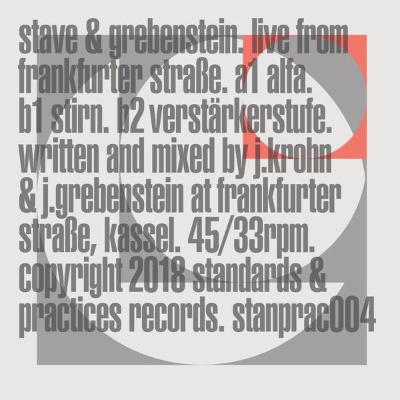 Live from Frankfurter Straße (New 12")