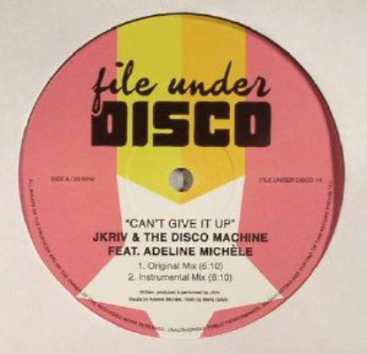 Can't Give It Up (New 12")