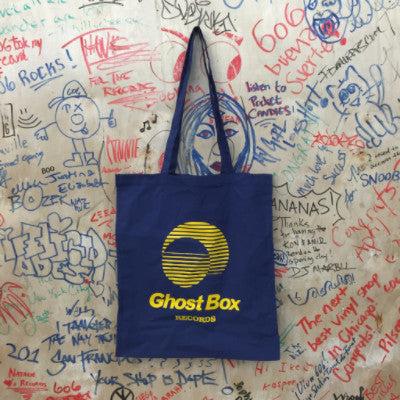 Ghost Box Records Tote (Yellow On Blue)