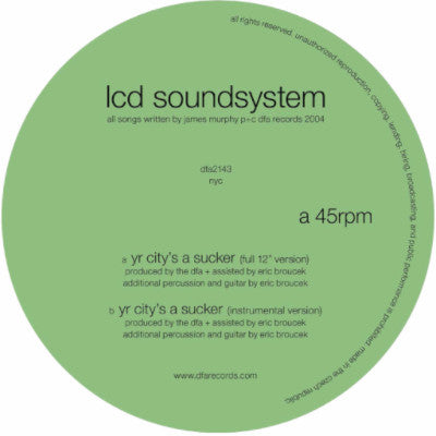 yr city's a sucker (New 12")