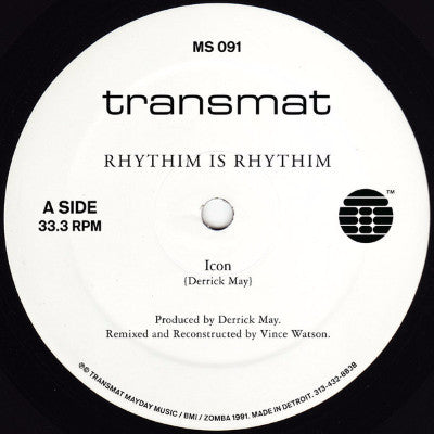 Icon / Kao-Tic Harmony (Vince Watson Reconstructions) (New 12")
