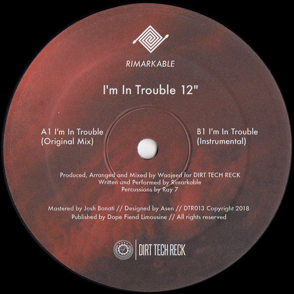 I'm In Trouble (New 12")