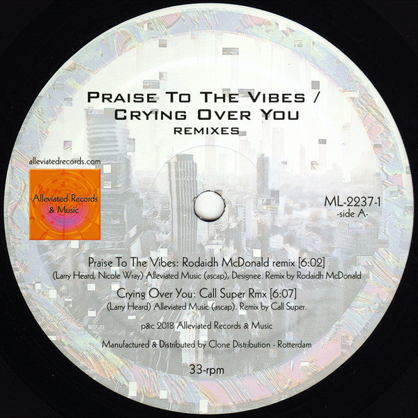 Praise To The Vibes / Crying Over You (Remixes) (New 12")