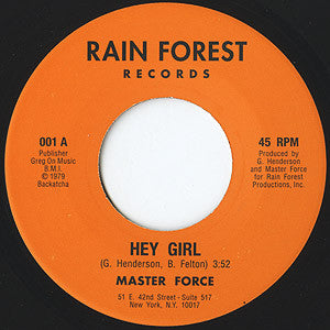 Hey Girl / Don't Fight The Feeling (New 7")