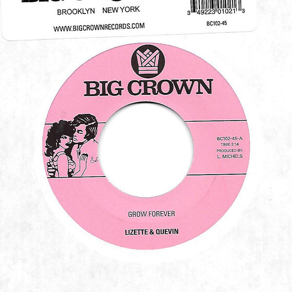 Grow Forever / Now It’s Your Turn To Sing (New 7")