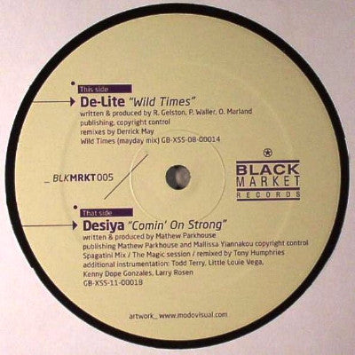 Wild Times / Comin' On Strong (New 12")