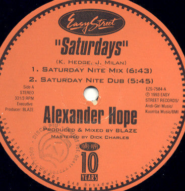 Saturdays (New 12")