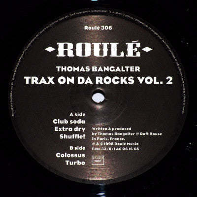 Trax On Da Rocks Vol. 2 (New 12")