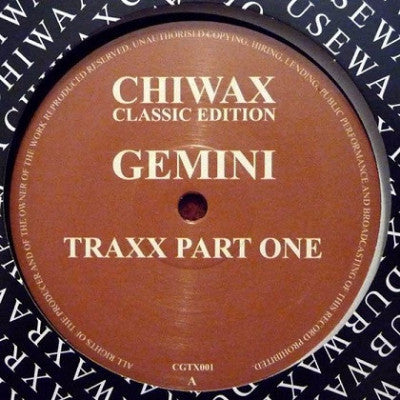 Gemini Traxx Part One (New 12")