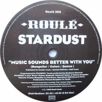 Music Sounds Better With You (New 12")