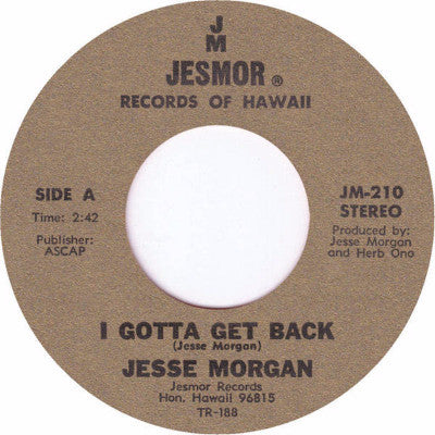 I Gotta Get Back / I Pity A Fool (New 7")