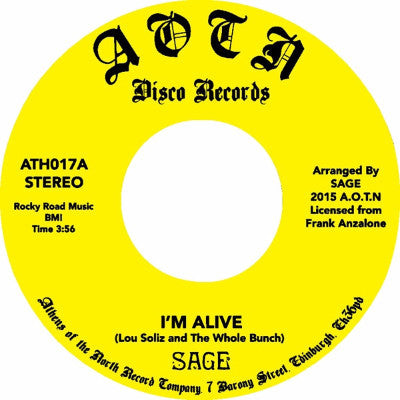 I'm Alive / Song For Yvonne (New 7")