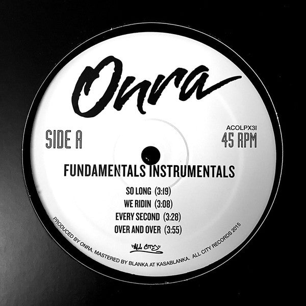 Fundamentals (Instrumentals) (New LP)