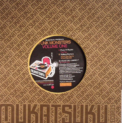 Funk Monsters Volume One (New 7")