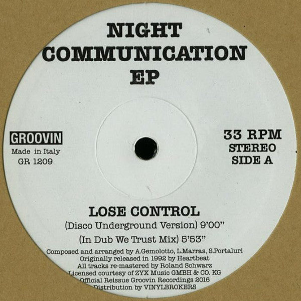 Night Communication EP (New 12")