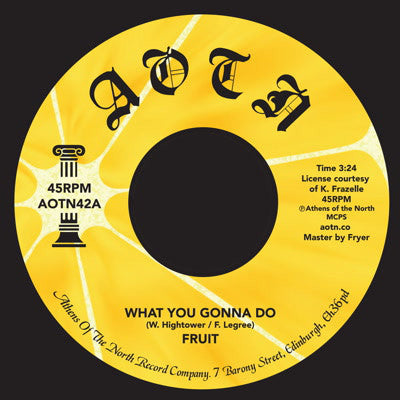 What You Gonna Do (New 7")