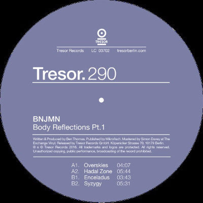 Body Reflections pt.1 (New 12")