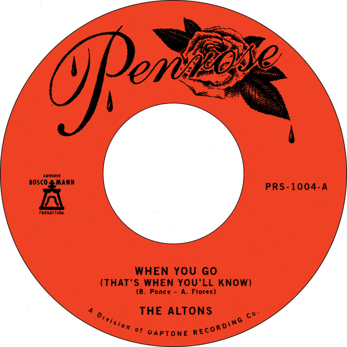 When You Go (That's When You'll Know) b/w Over and Over (New 7")