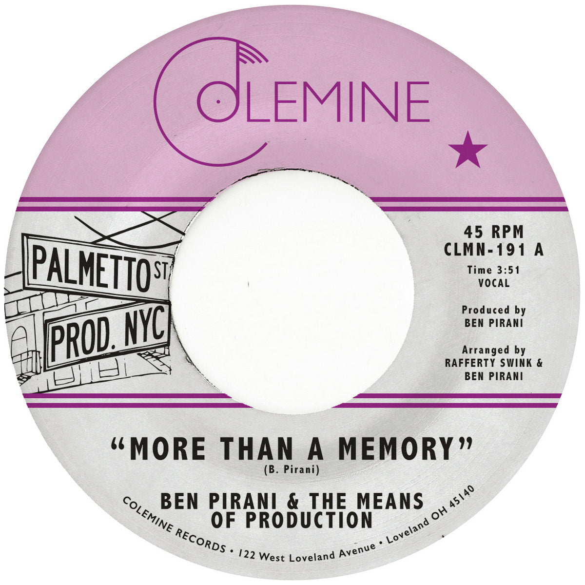 More Than A Memory / Solitary Me (New 7")