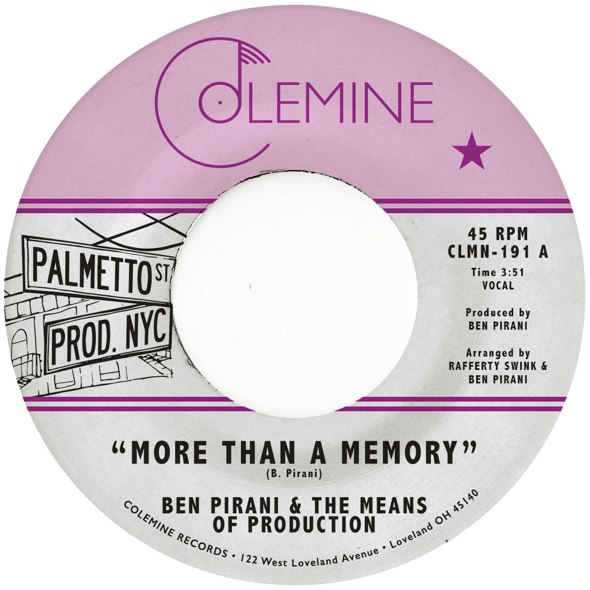 More Than A Memory / Solitary Me (New 7")