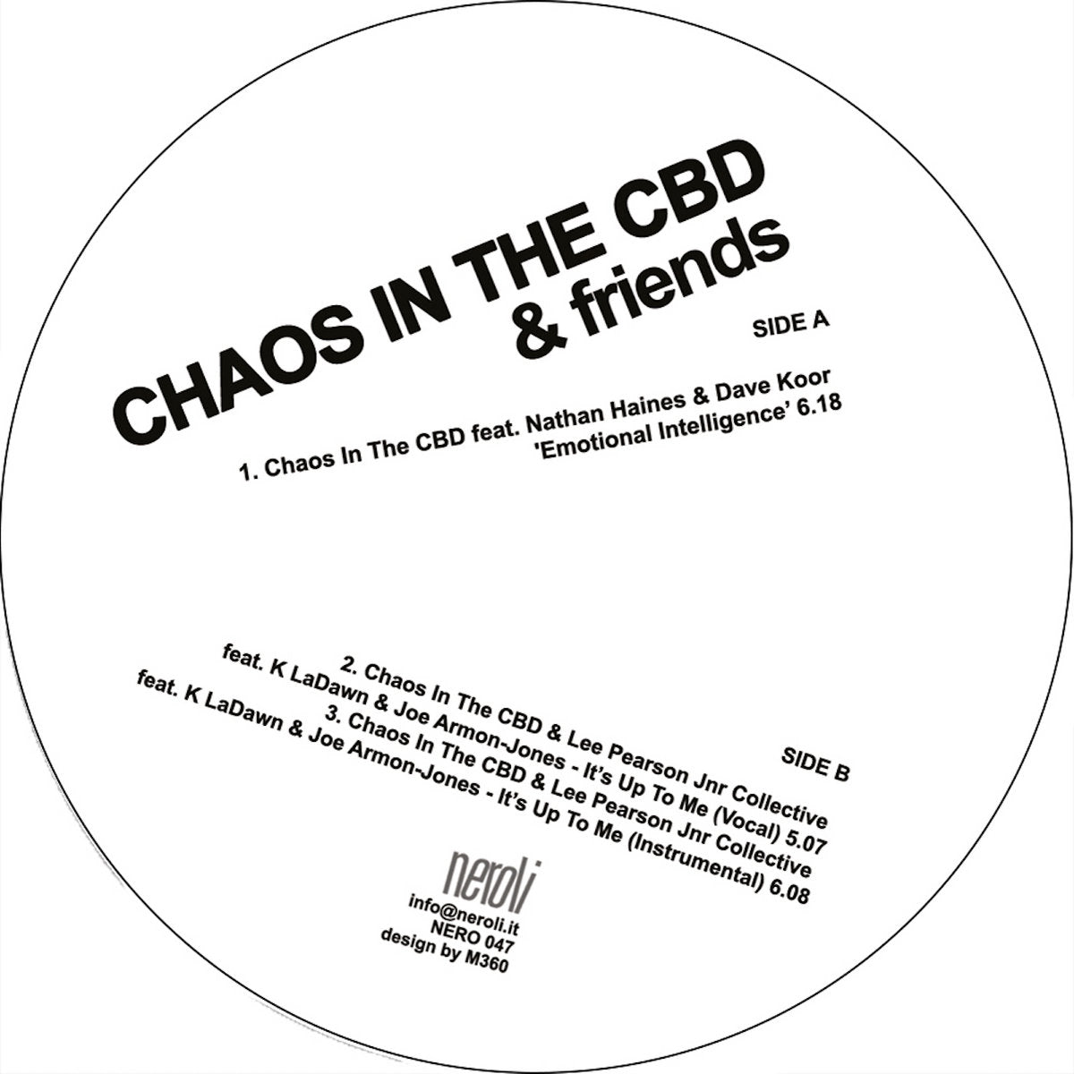 Emotional Intelligence / It's Up To Me (New 12")