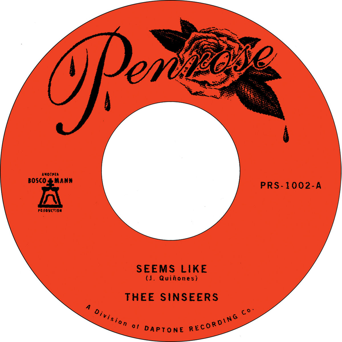 Seems Like b/w Seems Like (Instrumental) (New 7")
