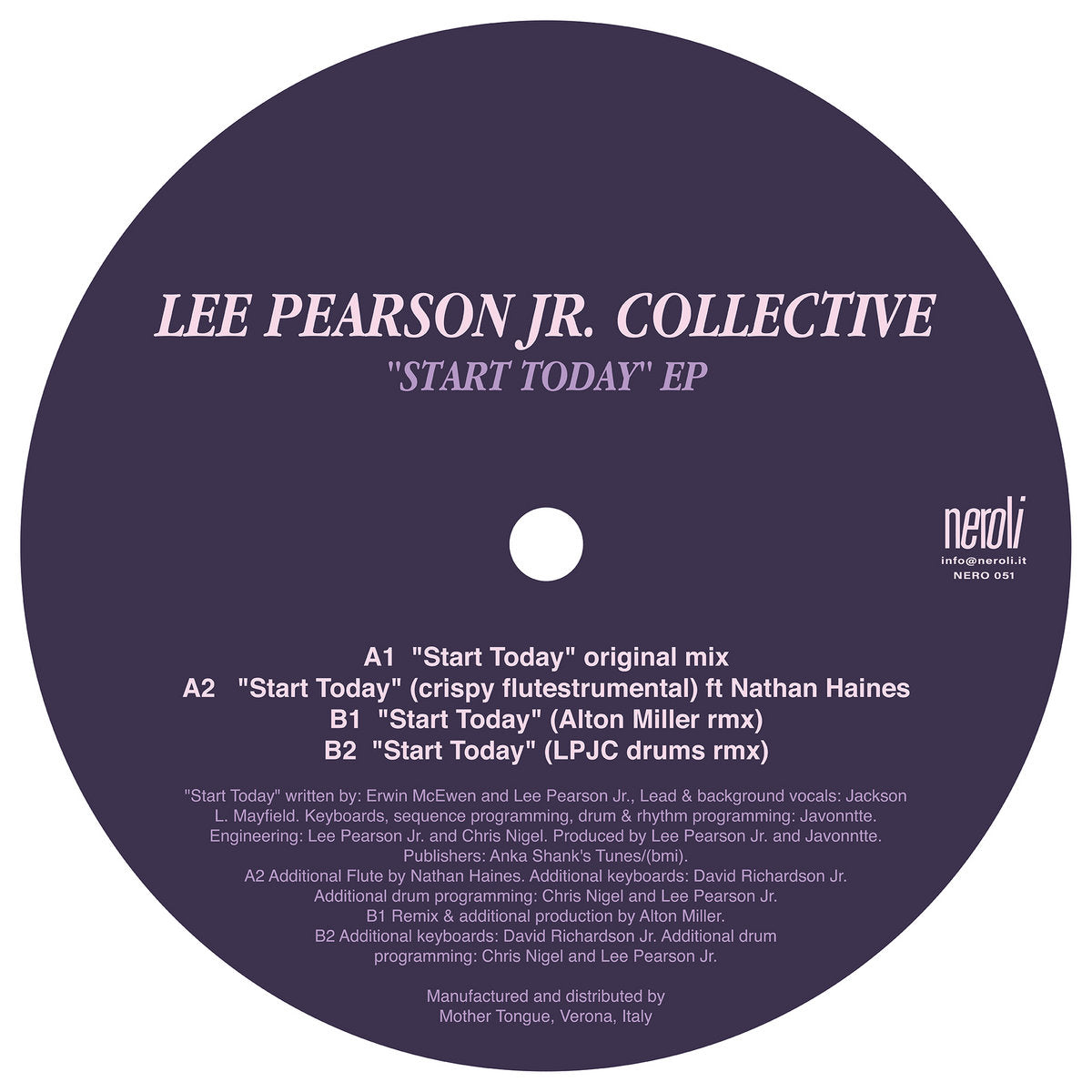 Start Today EP (New 12")