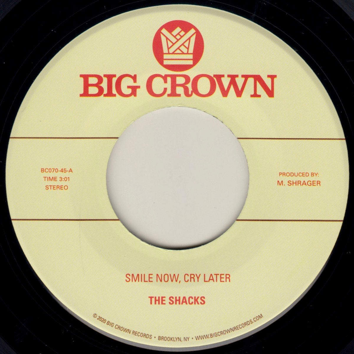 Smile Now, Cry Later b/w Runaway (New 7")