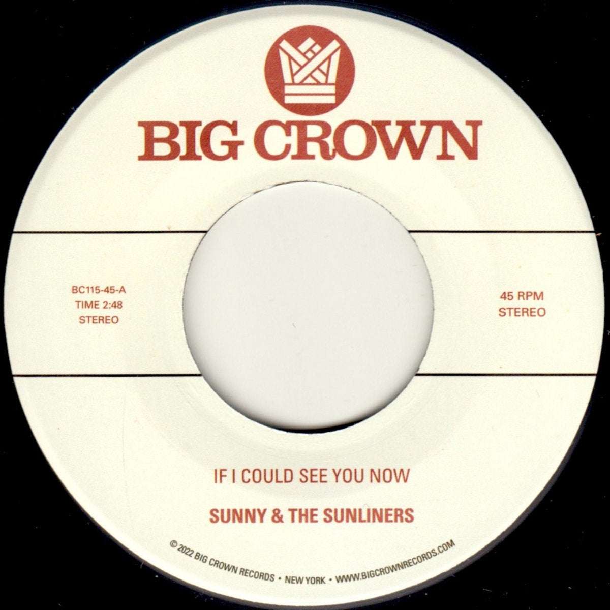 If I Could See You Now b/w Give Me Time (New 7")