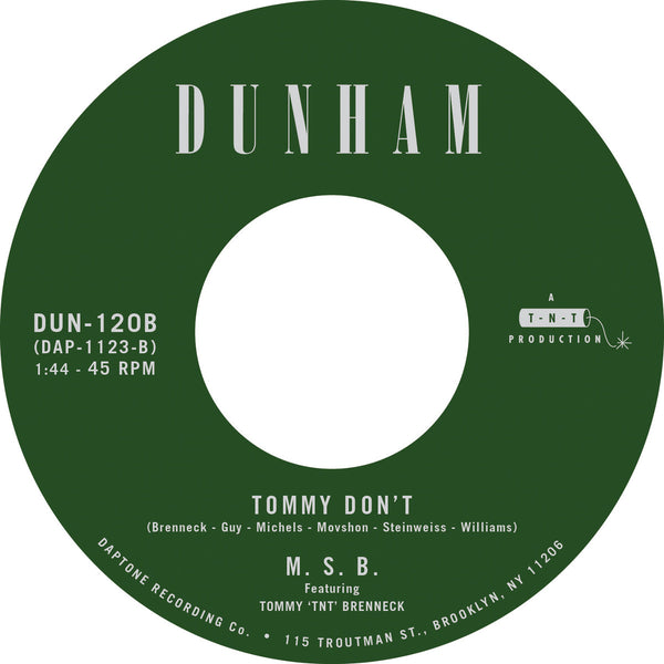 There's A New Day Coming / Tommy Don't (New 7")