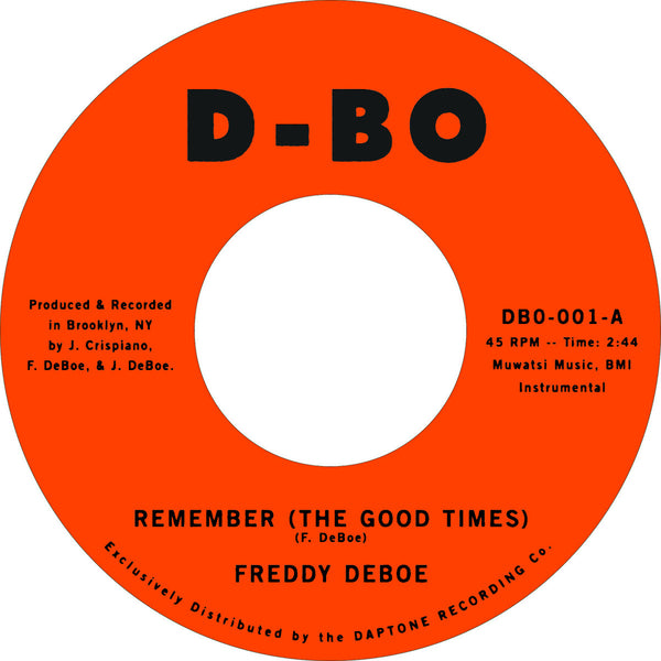 Remember (The Good Times) (New 7")