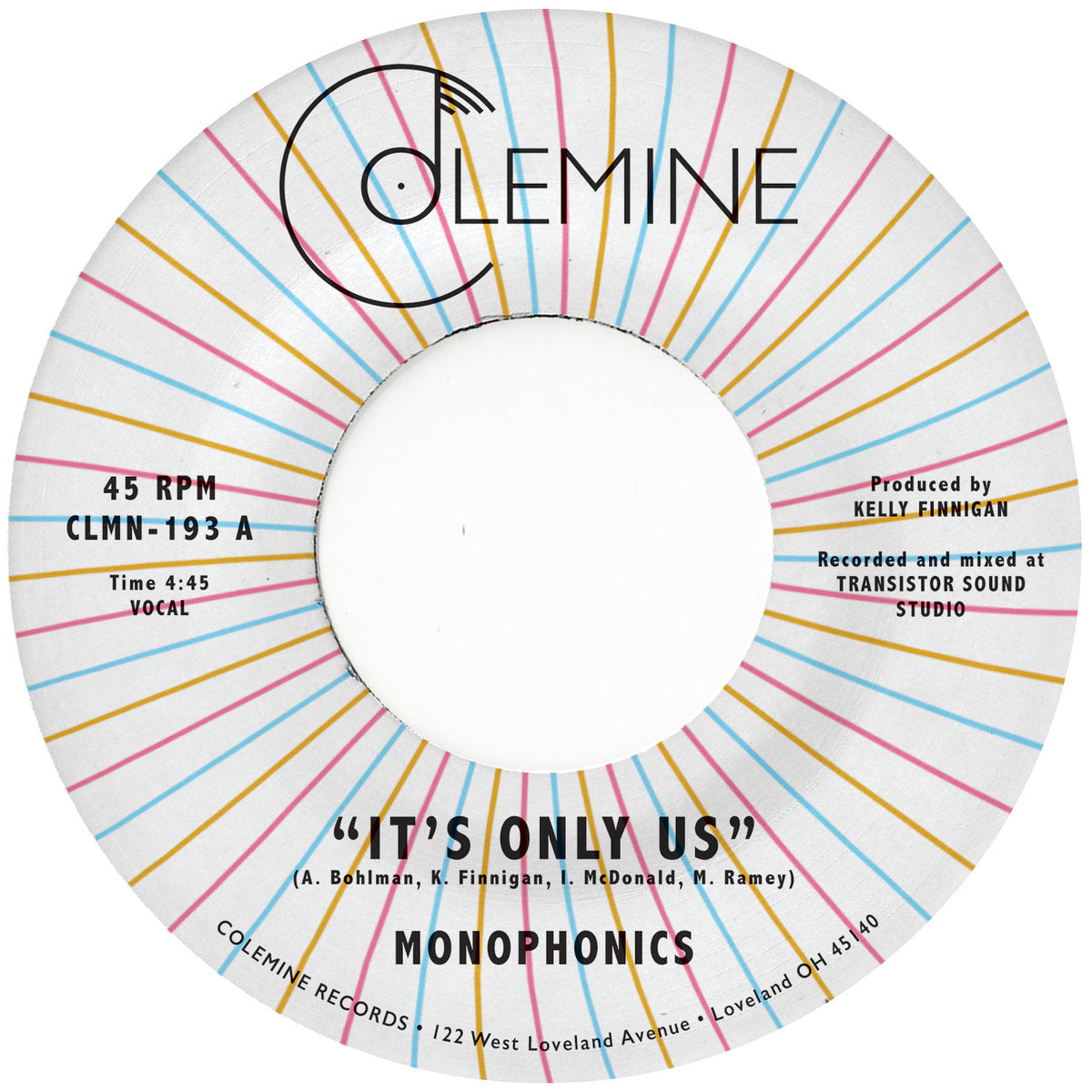It's Only Us (New 7")