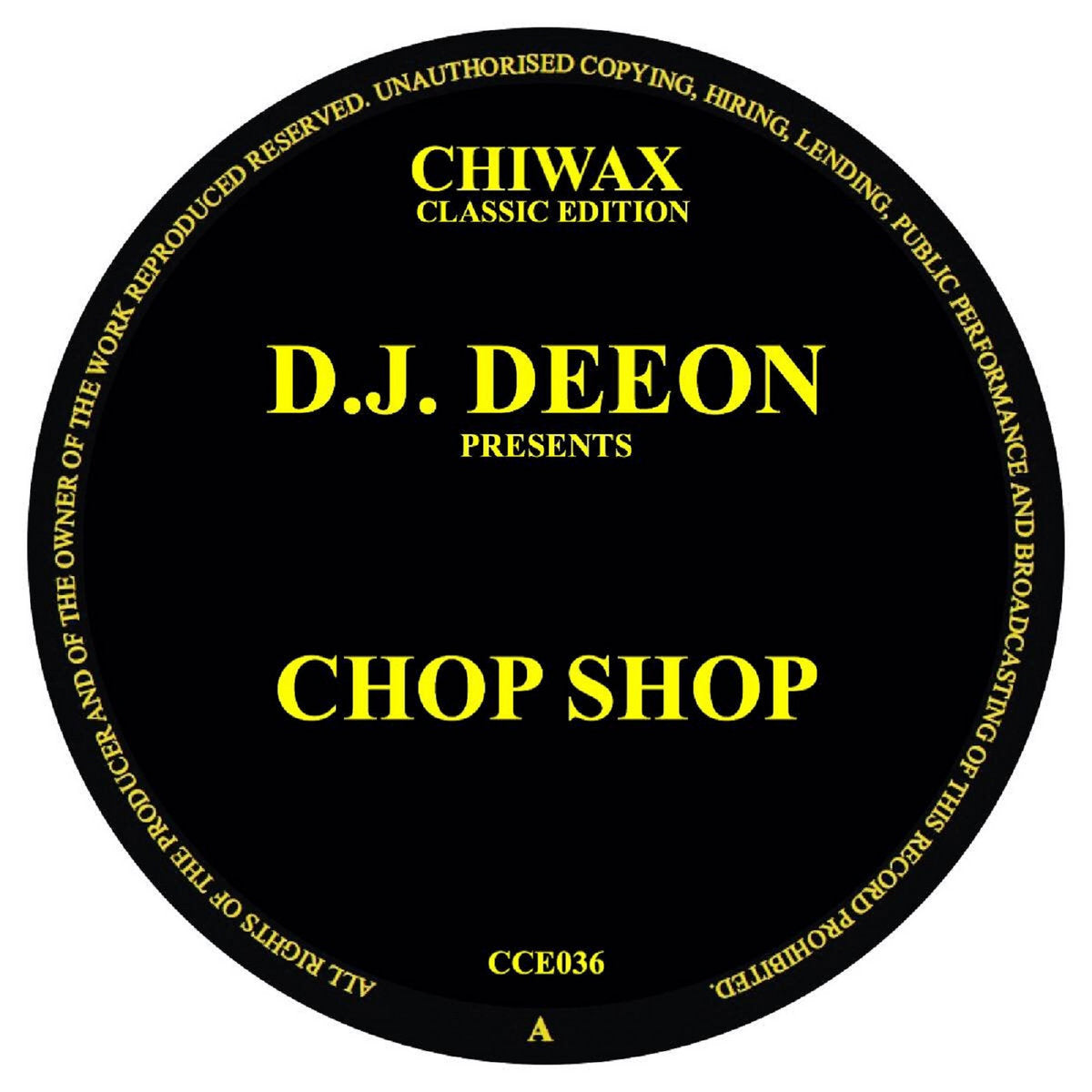 Chop Shop (New 12")