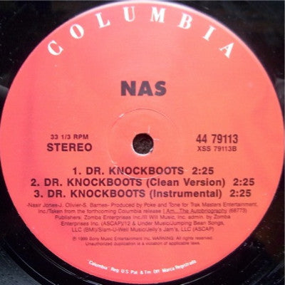 Nas Is Like / Dr. Knockboots (Used 12")