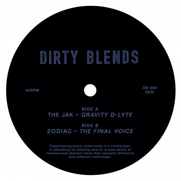 Gravity D-Lyte b/w The Final Voice (New 12")