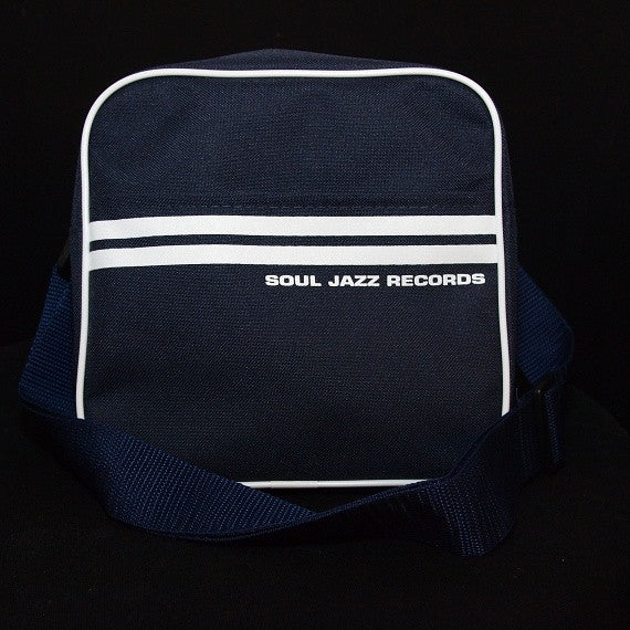 Record Bag - Classic Navy Blue/White 7"